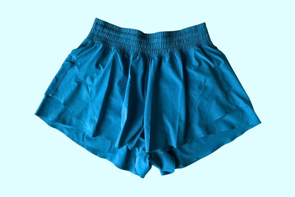 The Shake It Out High-Rise Running Short, which is one of the best lululemon running pieces.